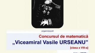 Concursul de matematică „Viceamiral Vasile Urseanu” a ajuns la ediția a XXVIII-a