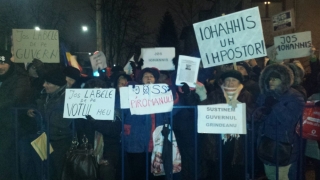 A şasea zi de proteste la Palatul Cotroceni