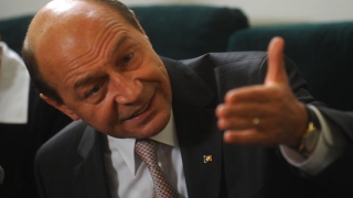 Băsescu, implicat într-un incident la Pitești