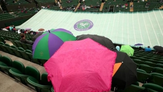 Programul de vineri la Wimbledon, suspendat din cauza ploii