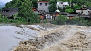 Sute de gospodării dintr-o localitate arădeană, afectate de inundații