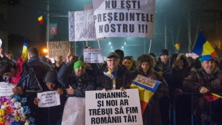 A cincea zi de proteste la Palatul Cotroceni