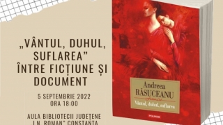Lansarea de carte a scriitoarei Andreea Răsuceanu la Biblioteca Județeană Constanța