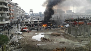 Latakia, Siria: Atac cu vehicul-capcană