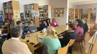 Delegația Ambasadei Franței – în vizită la Liceul Teoretic „George Călinescu”