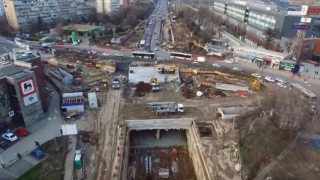 Pasajul subteran Piața Sudului din Capitală va fi finalizat în primăvară