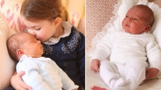 William și Kate au publicat primele fotografii cu Prințul Louis