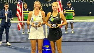 Tenismena română Mara Gae câștigătoare US Open 2023 în proba de dublu junioare