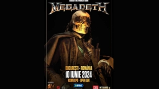 MEGADETH in concert la Bucuresti pe 10 iunie la Romexpo