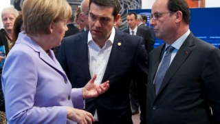 Întâlnire între Merkel, Hollande şi Tsipras la Bruxelles pe tema crizei migraţiei