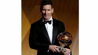 Messi a câştigat, pentru a cincea oară, „Balonul de Aur”