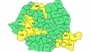 Cod galben de vânt în Dobrogea și vreme instabilă în țară