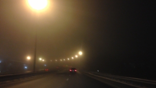 Atenție, șoferi! Ceață pe autostrada București-Pitești!