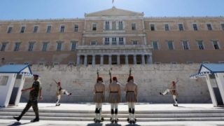 Parlamentul din Grecia, vandalizat