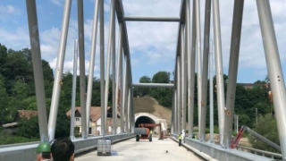 Podul feroviar în formă de arc - termen de finalizare IULIE!