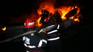 Incendiu într-o casă din Constanța