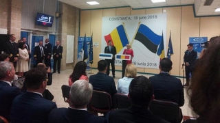 Prima cursă aeriană Estonia - România, inaugurată la Kogălniceanu