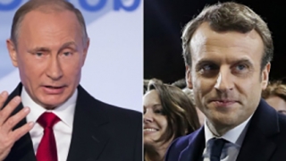Prima discuție telefonică între Putin și Macron