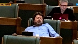 Senatorul USR Mihai Goțiu, surprins pentru a doua oară dormind în Parlament