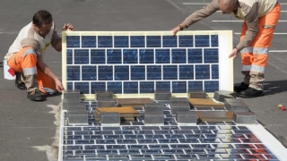 Franța testează un tronson de stradă solară