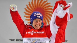 Stefan Kraft, dublu medaliat cu aur la sărituri cu schiurile