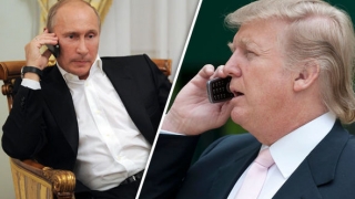 Donald Trump și Vladimir Putin au avut prima convorbire telefonică
