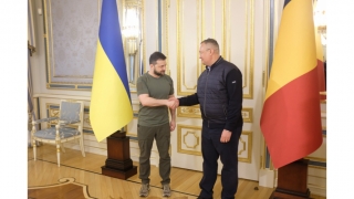 Nicolae Ciucă și Marcel Ciolacu, în vizită la Kiev