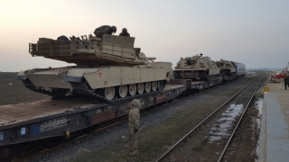 Tancurile americane au ajuns la Baza Militară de la Mihail Kogălniceanu