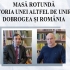 „Istoria unei altfel de uniri: Dobrogea și România”, luni, 21 noiembrie, la Biblioteca Județeană Constanța